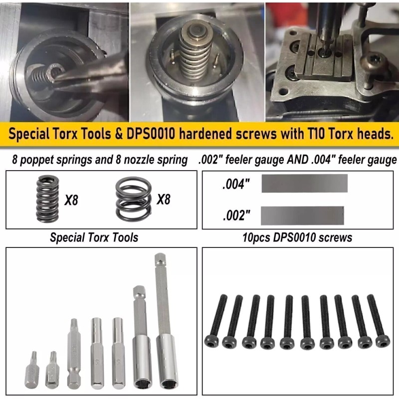 Gearzaar For 7.3L PowerStroke Injector Rebuild Kit w/vice clamp &