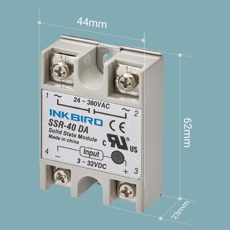 Inkbird PID Temperature Controller Kit, High Voltage 100ACV to 240ACV,