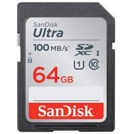 SanDisk SDSDUNR-064G-GN6IN Ultra 64 GB SDXC Memory Card up to 100MB/s, Class 10 UHS-I
