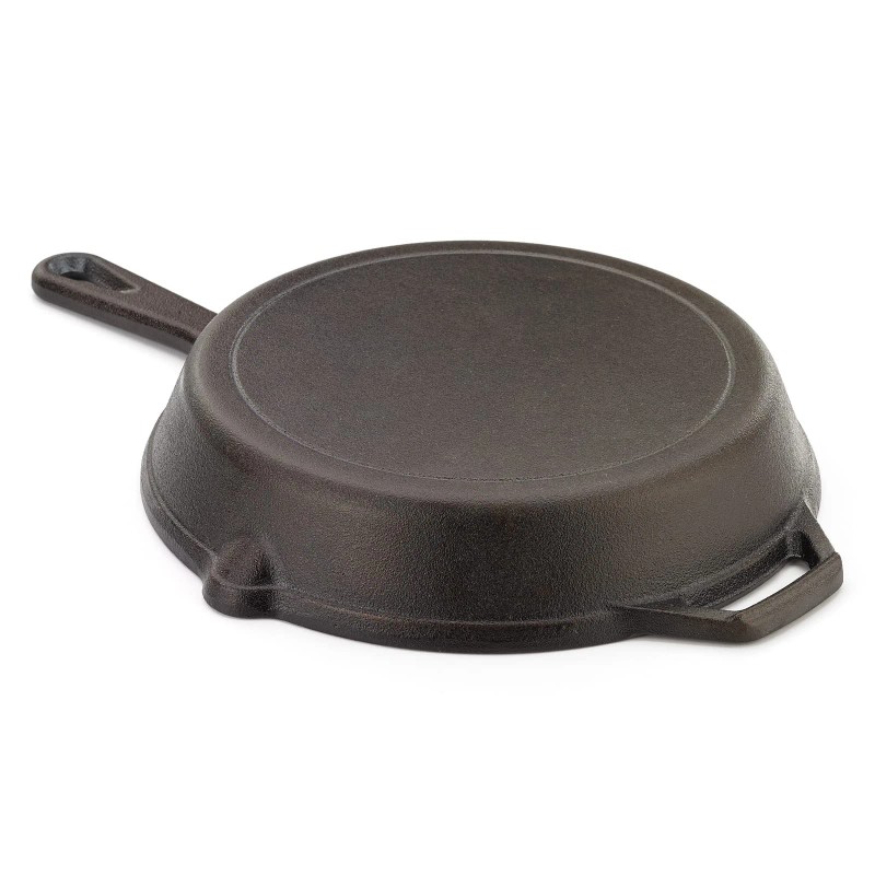 Mercer Culinary 10.25 Inch Cast Iron Skillet Heavy Duty Preseasoned