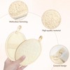 2 Pieces of Natural Loofah Sponges, Shower and Body Scrub