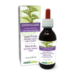 Naturalma European Bugleweed or Gypsywort (Lycopus europaeus) herb Alcohol-Free Tincture - 4 fl oz Liquid Extract in Drops - Herbal Supplement - Vegan