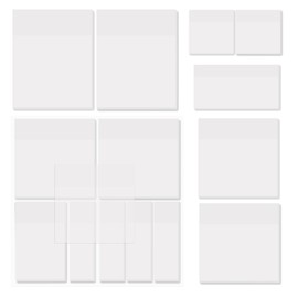 BAYTORY 700Pcs Transparent Sticky Notes, Clear Waterproof 3 x 3 inch See Through Memo Pad Page Markers, Self-Adhesive Translucent Writable Index Tabs for Annotating Books