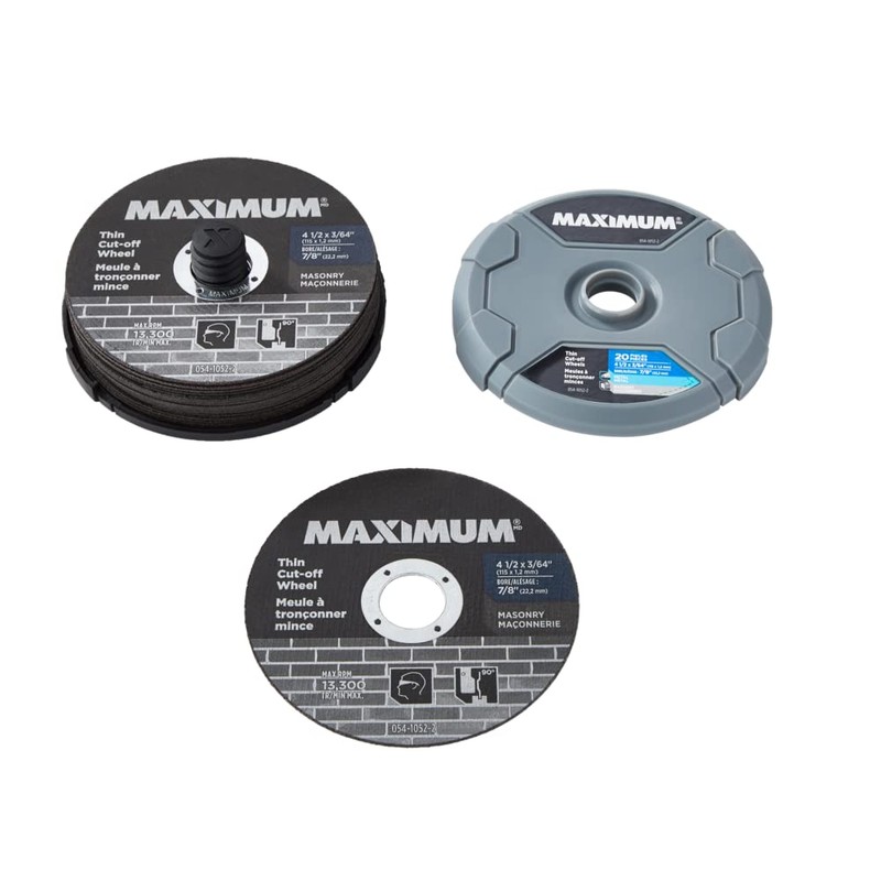 Mastercraft Maximum Thin Cutting Disc Set, 4.5-inch