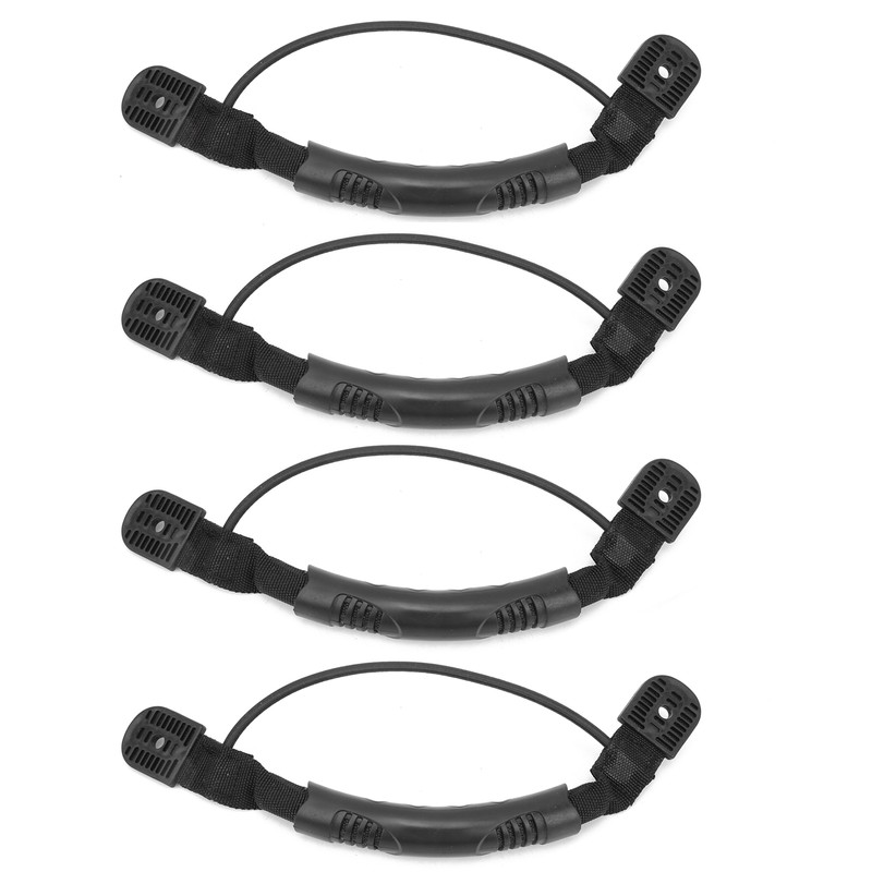 Canoeing Plastic Nylon Webbing Handle with Screw Fixed Button Set