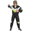 Foxxeo 80s Costume for Adults Premium 80s Tracksuit Assi –