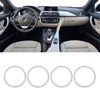 4PCS Bling Car Speaker Cover Vehicle Door Audio Speaker Reflective
