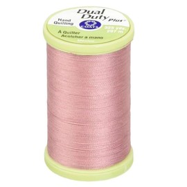 Coats & Clark Hand Quilting Sewing Thread Cotton Covered Polyester 325 Yards S960 3 Pack Bundle with 3 Bella's Crafts Needle Threaders (White)