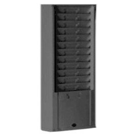 VICS Job Card Rack, Metal, Commander Model 164H, Holds 12 Cards-Gray