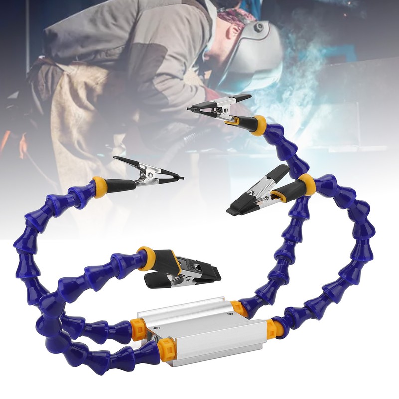 Soldering Helping Hands ABS Flexible Arm Aluminum Alloy Base Third