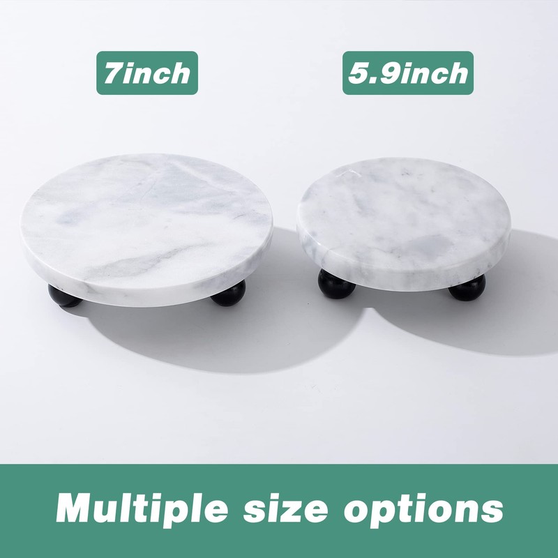 Fasolahome Decorative Marble Riser For Display (Large-7inch)