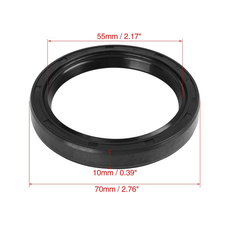 X AUTOHAUX Cover Double Lip TC Shaft Seal for Car
