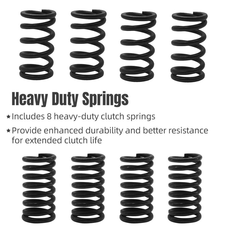 Clutch Kit & Friction Plate Spring Cover Gasket Compatible with