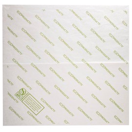 ECO PRODUCTS Renewable & Compostable Paper Sandwich Wrap, 12"x12", Case of 5000, Made With Renewable Resources, White, ASTM Compliant, BPI-Certified