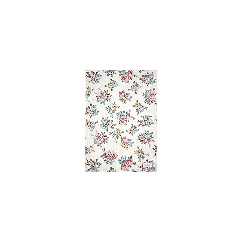 GreenGate [W] [W] Tea Towel Madison White