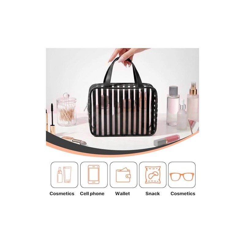Travel Makeup Organizer, Compact Lightweight Accessory for Travel and Daily