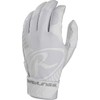 Rawlings 5150 Adult Baseball Batting Gloves Medium White