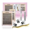 Magnetic Eyelashes with Applicator & ​Lash Clusters DIY Kit |