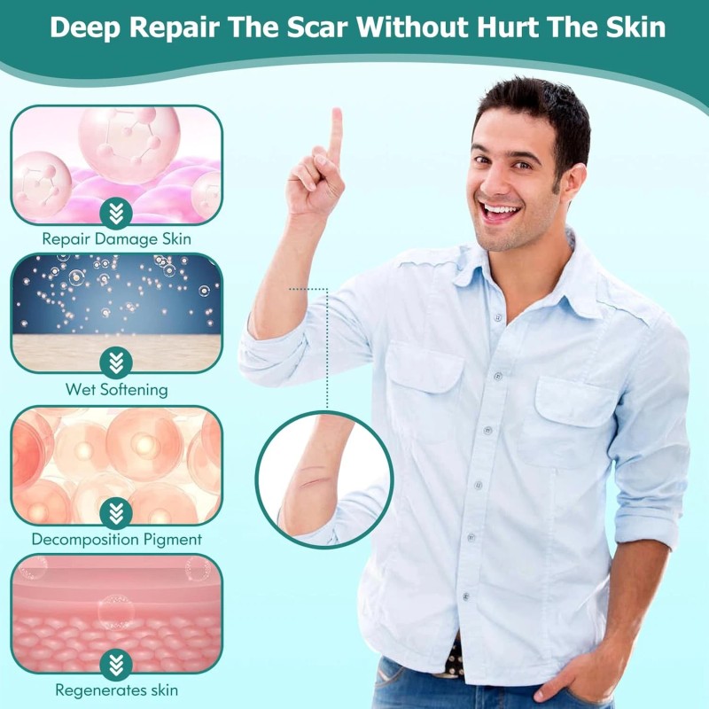 Scar Gel, Scar Cream, Advance Scar Gel for Surgical Scars,Face,Bod<wbr/>y,Leg,