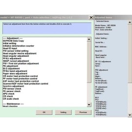 Epson Adjustment Program Epson WF-R8590/WF Service Program+ SM