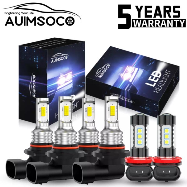 AUIMSOCO For Toyota Matrix Wagon 4-Door 2.4L 2009-2014 6X LED
