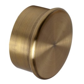 SPEEDY Poles Apart 35mm End Cap Curtain Pole Finials, Antique Brass, 2 Pack