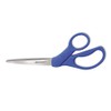 Westcott 43218 Preferred Line Stainless Steel Scissors, 8-Inch Bent, Blue