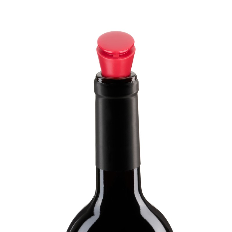 Innovine Silicone Bottle Stoppers, Reusable Wine and Beverage Seals, Leak