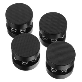 KICHOUSE Speaker Bracket Speaker Hanger Spring Pads Aluminum Alloy Feet for Living Room