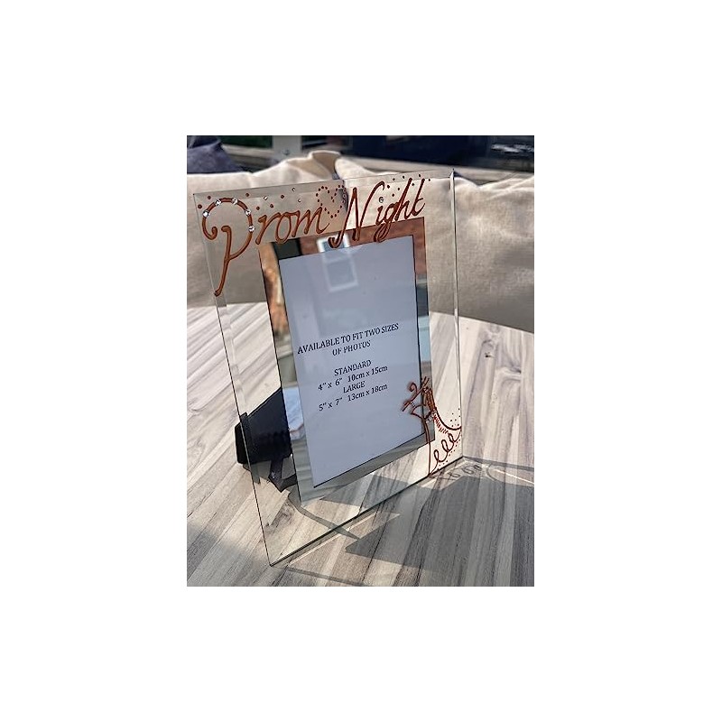 Prom Night Photo Frame: Port (Copper with Crystals)