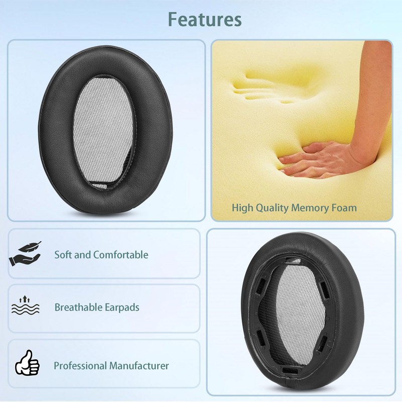 HAIZEEN Ear Pads Compatible with Sony WH-H910N WH H910N Wireless
