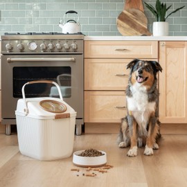 Harry Barker Large Plastic Modern Dog Bowls - 2 Pack