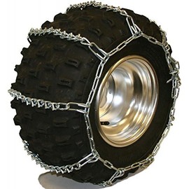 Quality Chain 5.5mm Link V-Bar ATV UTV Snow Traction Tire Chains (ATV-A)