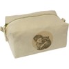 'Boy Sleeping with Raccoon' Canvas Wash Bag/Makeup Case (CS00043441)
