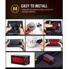 Partsam 2Pcs Steel Trailer Light Boxes Housing Kit, [DOT Approved]