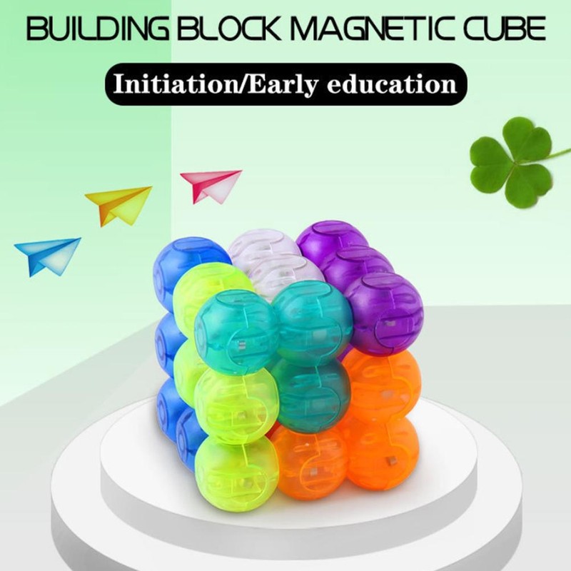 Magnetic Balls Building Blocks DIY Magnetic Sphere Balls with 54Pcs