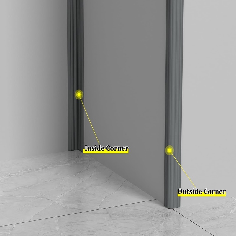 Duzzy Wall Corner Protector Trim, 40 Feet Flexible Inside &