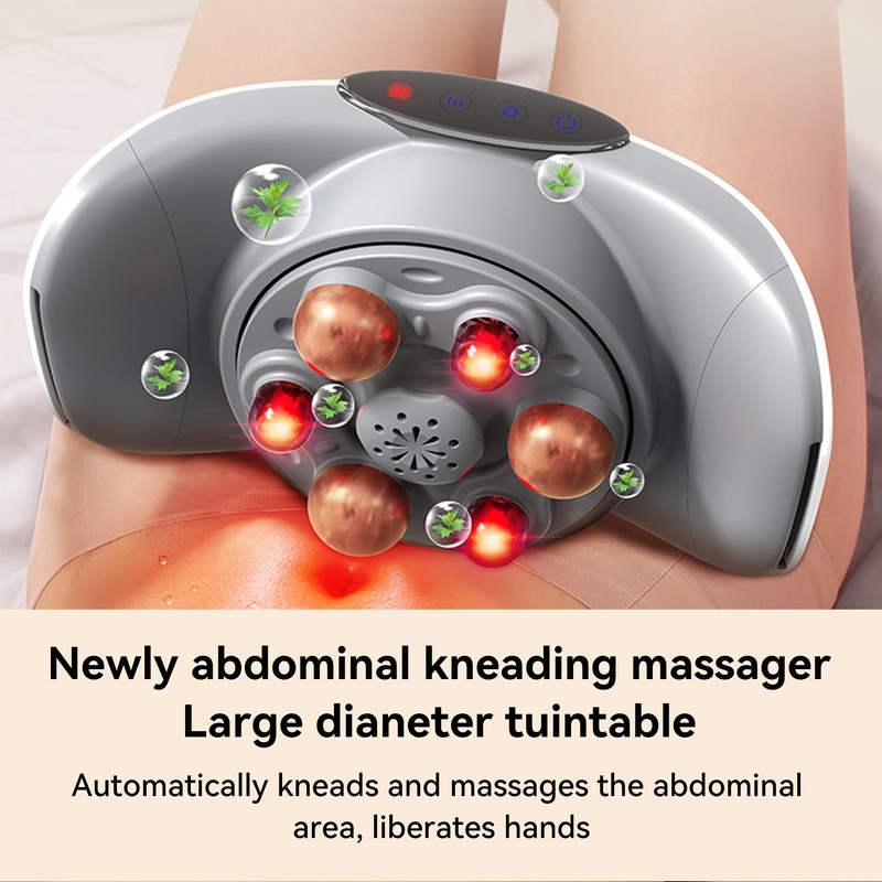 Automatic Abdominal Massager, Bianstone Belly Rubbing Instrument, Dual-use for Waist