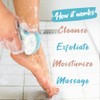 Spongeables Pedi-Scrub Foot Buffer, Clean & Fresh Scent, Contains Shea