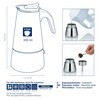 kela Espressokocher Induktion, Espressomaschine für 6 Tassen, Mokkakanne 300ml, FERRARA,