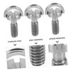 LABRIMP 3pcs Camera Fixing Screw with Shaft for Tripod Monopod