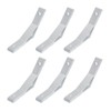 sourcing map 6Pcs 135 Degree Angle Aluminum Profile Corner Brackets,