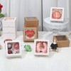NEKSUNBAK NEKSUNBAK 100-Pack 4X4X2 Elegant White Bakery Boxes - Treat/Cookie/Truffle