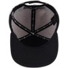 Bexxwell Snapback Cap Grey/Black with Anchor (Optimal Fit, Cap, Black,
