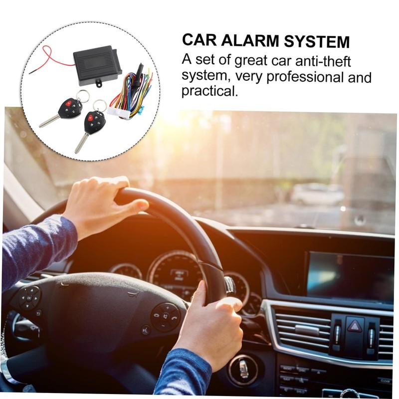 BIUDECO Car Security System 12v Remote Control Lock Theft Alarm