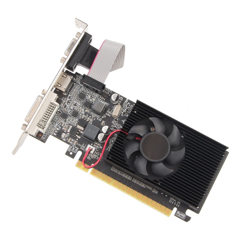 GT210 1G DDR3 Graphics Card with Cooling Fan 64 Bit