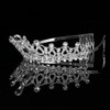Frcolor Bridal Crystal Headband Crown Tiara with Comb for Wedding