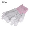 HARFINGTON 6 Pairs ESD Anti Static Gloves 19cm High Resistance