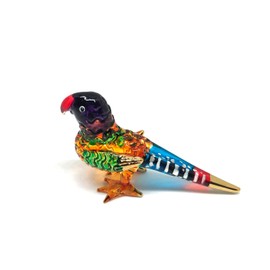 Handmade Mini Glass Parrot Art Glass Blown Sea Animal Figurine/Bird Figurine - Model Y2018