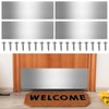 Therwen Door Kick Plate, Satin Aluminum Kick Plates with Screws